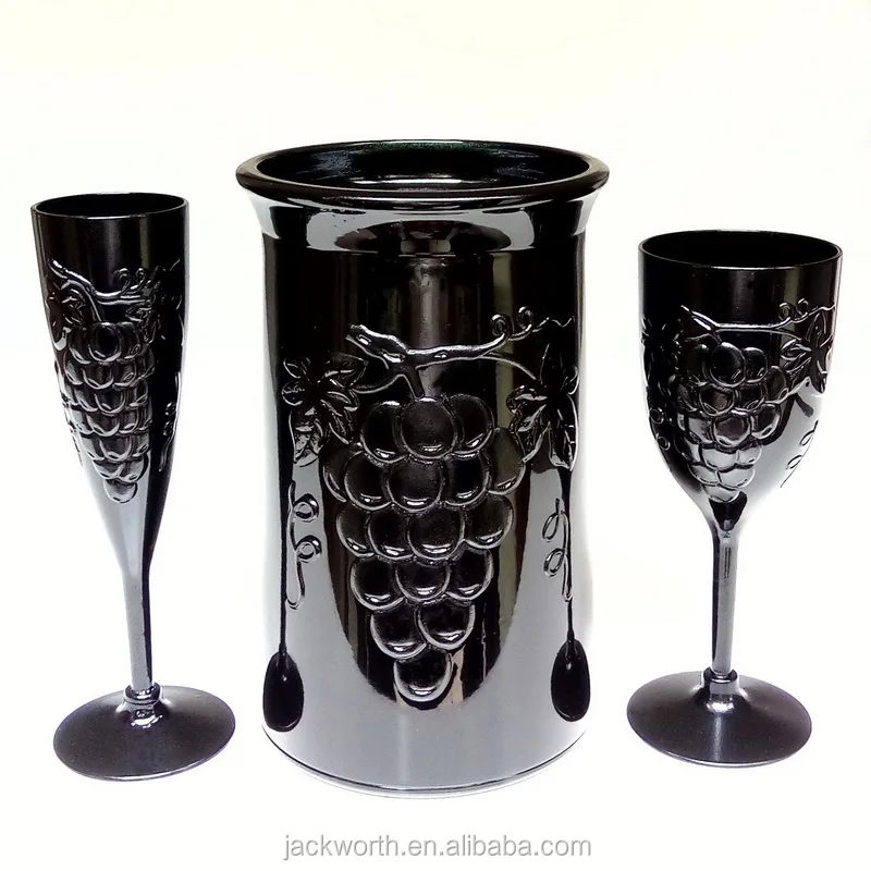 Acrylic And Stainless Steel Iceless Wine Cooler Buy Double Wall