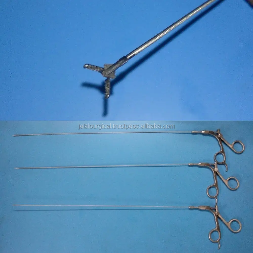 3pc Laparoscopy Urology Semi Rigid Alligator Forceps 3fr 4fr 5fr 7fr