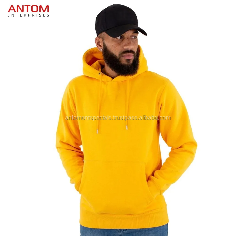 tan tape heavy hoodie