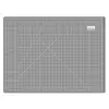 A2 Self Healing Cutting Mat 600x450x3.0 mm 24" 18" Durable PVC Material High Density Surface 45 60 Angle Metric Grid Gray