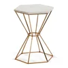 BIG SIDE TABLE WITH MARBLE BASE