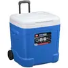 USA Made Igloo Ice Cube 60 Roller Cooler - 60 quarts (90 can capacity), features wheels and telescopic handle