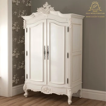 Royal European Designs White Wardrobe Home Set French Style Mahogany ...