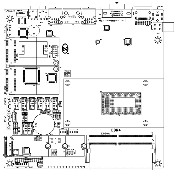 Intel Celeron 3865u Ddr4 Embedded Industrial Mini Itx Motherboard With M 2 Buy Intel Celeron 3865u Motherboard Ddr4 Motherboard M 2 Motherboard Product On Alibaba Com