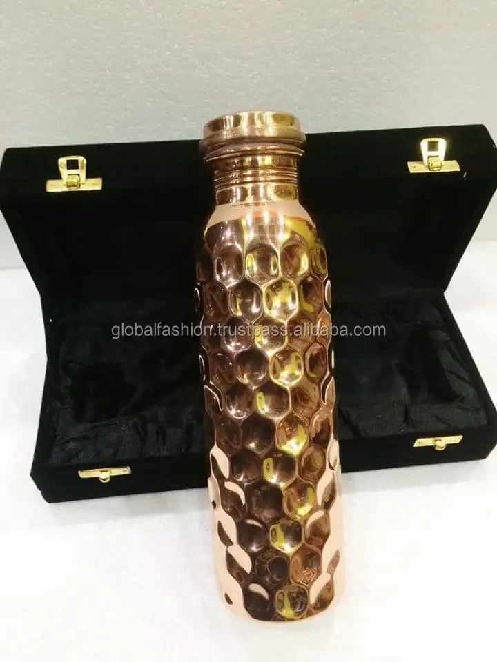 Copper Master 5 Litre Hammered Copper Water Dispenser Matka Container Pot With 100 Pure Copper 1874