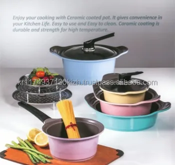 Colorful Ceramic Pot Cookware Kitchenware Pan Wok Buy