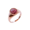 ROSE GOLD RING WITH RUBIES - HOPE COLLECTION BY BL30