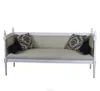 Home Furniture - Wooden Mahogany Daybed Sofa Bench French Style Home Furniture