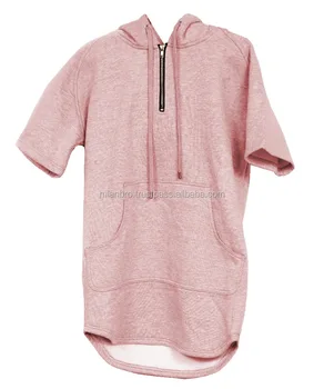 salmon pink mens hoodie