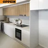 Latest trends open design freedom white project kitchen cabinet