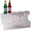 factory direct sale acrylic wine with glass cup holder