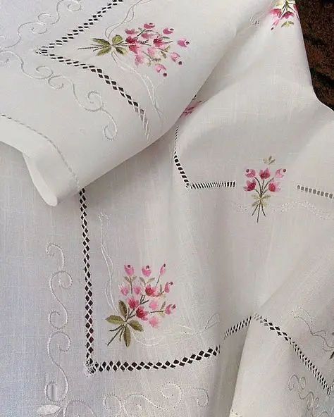 Luxury Table Linens,Table Cloth 100% Cotton Or Linen For Wedding,Home ...