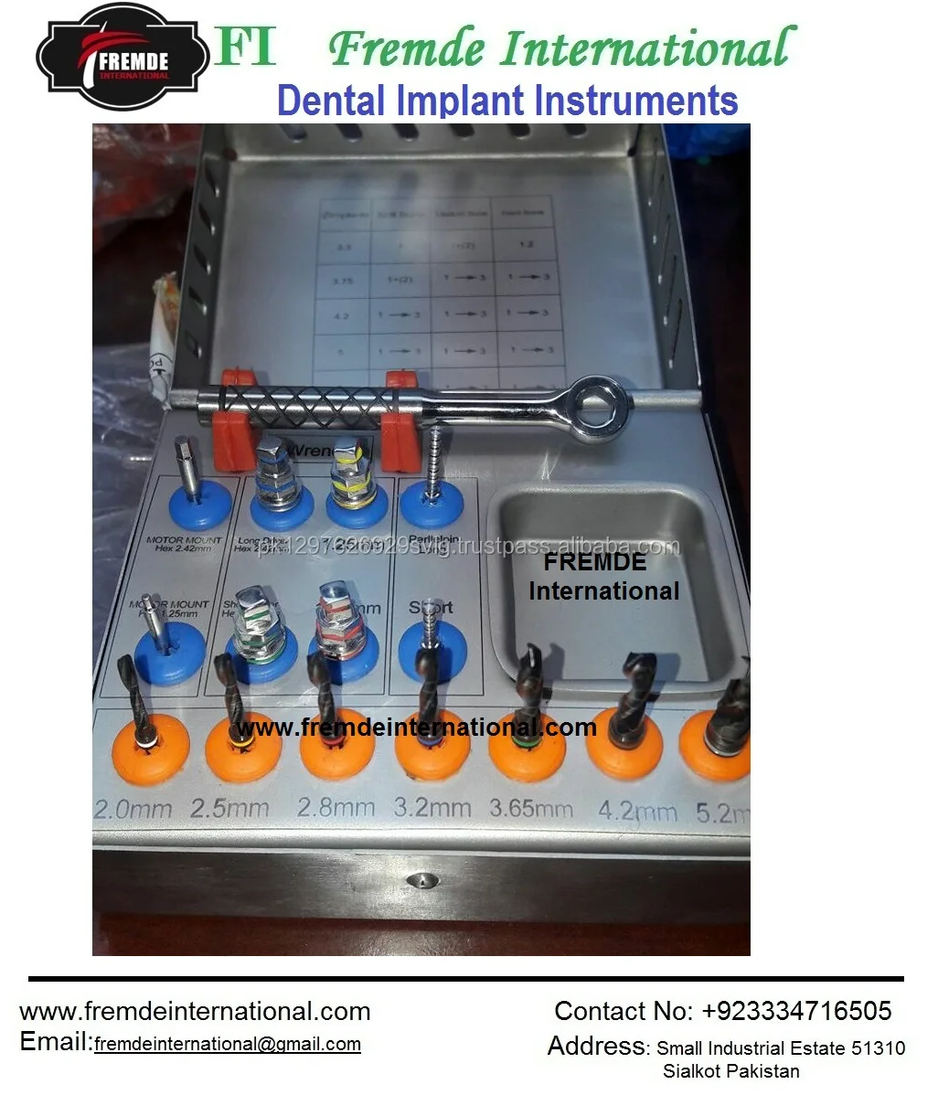Dental Implant Drill With Plastic Tube Packing Ce & Iso Certified Buy
