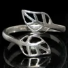 Leaves Casting Plain Ring 925 Sterling Silver Jewelry BG-0019-PR