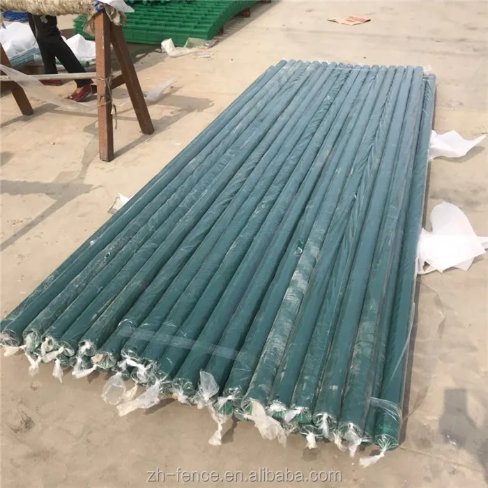 12 Foot Metal Steel Fence Posts With Green - Buy Fence Post,Green Fence