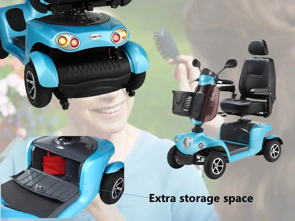 product 4 wheel full suspension handicapped scooter