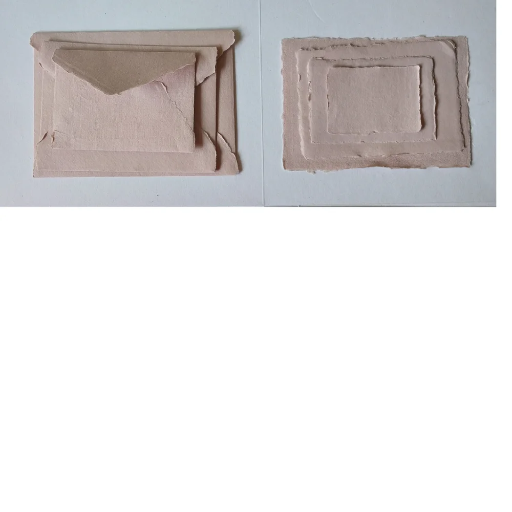 
cotton rag handmade drawing papers with deckle edges in size 6*8 inches available with sizing, and suitable for fine art stores 