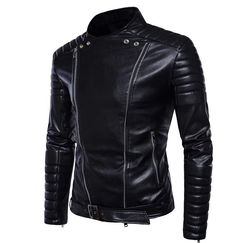 mens winter jacket leather