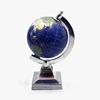 Realistic plastic world globe with aluminium square stand