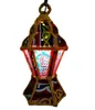 AA65 Pyramidal Arabic Scripts RAMADAN Decor Tin / Fabric Lantern
