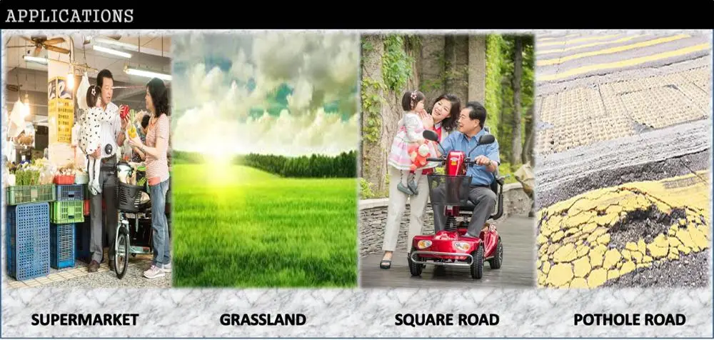 Outdoor 3 wheel handicapped mobility electric scooter