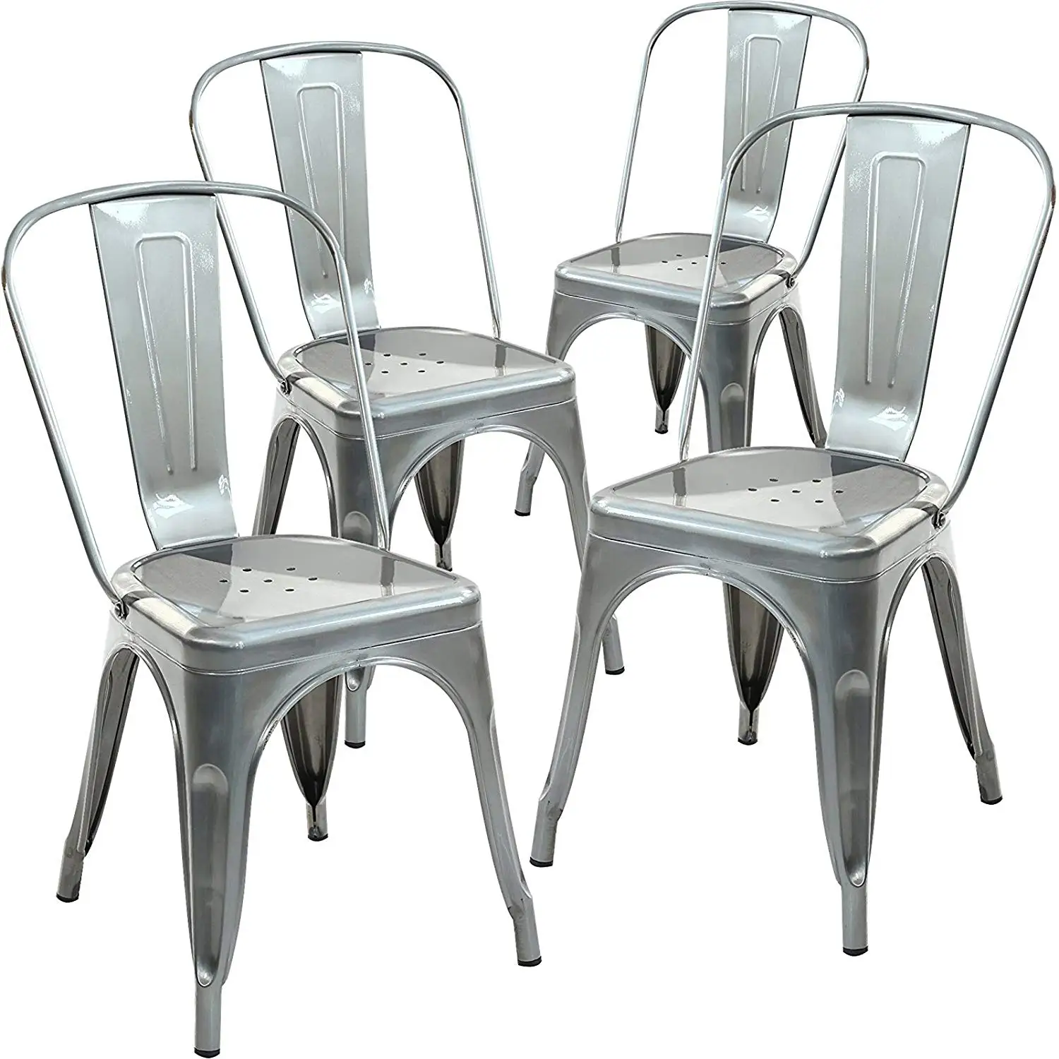 Stainless steel dining chair Iron chair for restaurant,cafe,living room chair