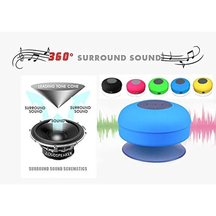 2020 Amazon Hot Promotion Gift Wireless Bluetooths Waterproof Speaker With Microphone - ANKUX.COM