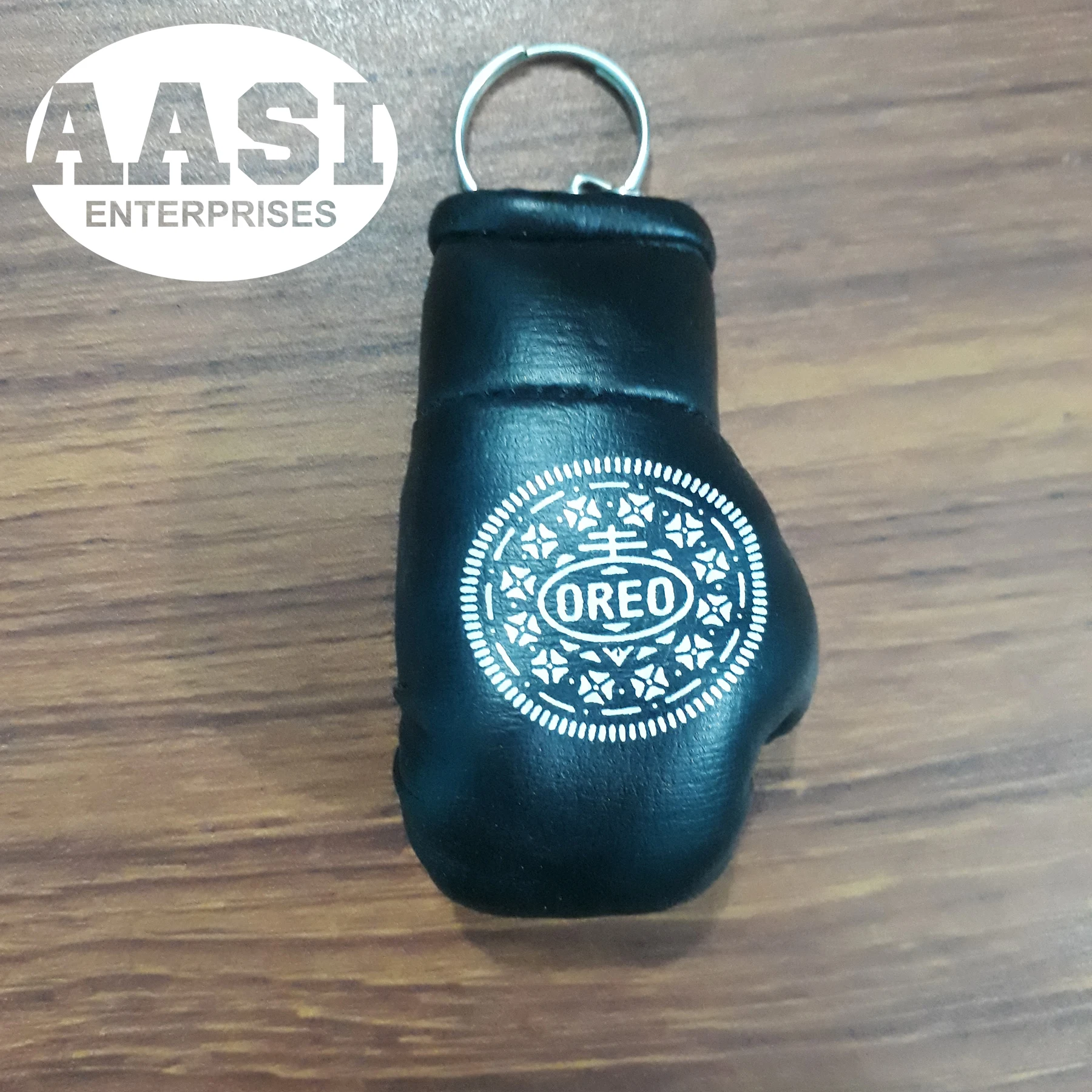 mini boxing gloves keychain keyring key chain leather ring Flag south africa 