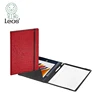 2019 Office Stationery Customized Padfolio A4 Leather Document Folder
