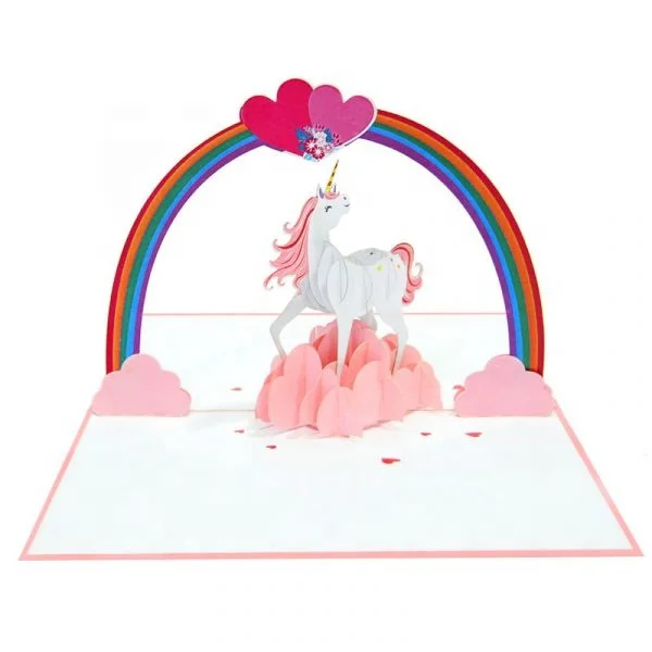 3D pop up flamingo card handmade postcards laser cut greeting cards SU