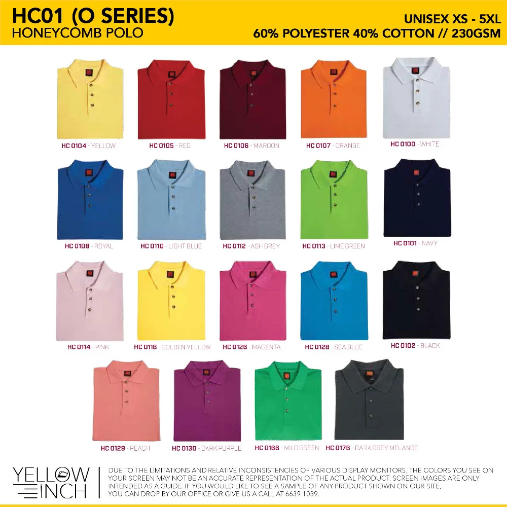 honeycomb polo shirt