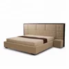 Fashion Design Oversized Headboard Button Tuted King Single Double Bed Cot