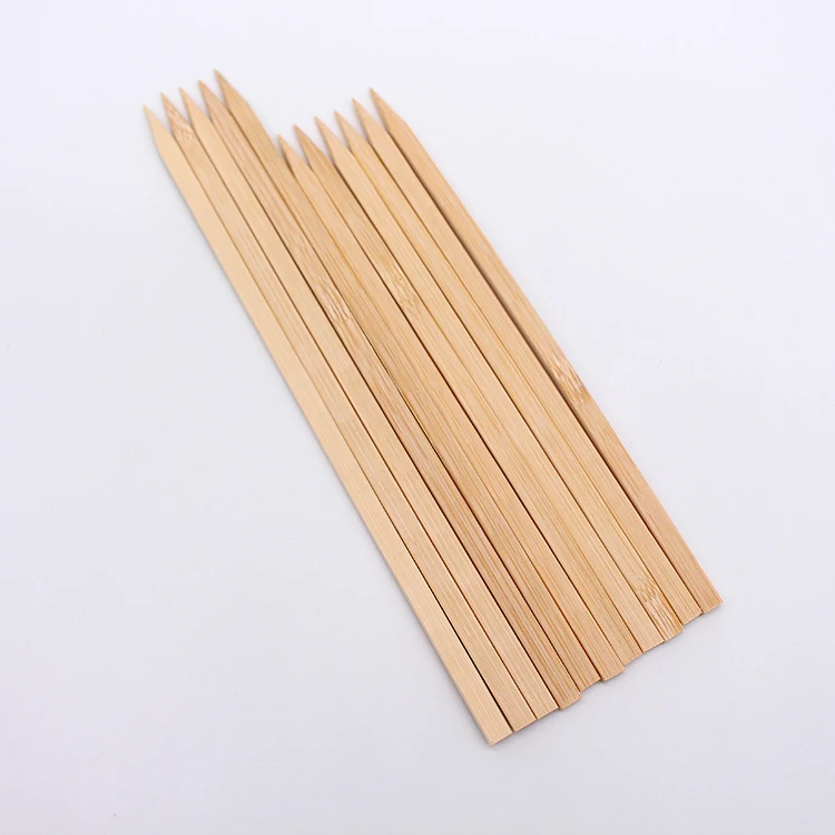 Wholesale Eco-friendly Natural Bamboo Smooth Flat Kebab Skewer - Buy ...
