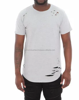 camisetas rasgadas hombre