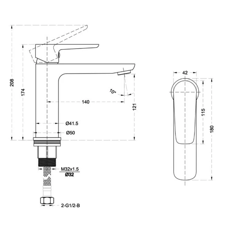 Ok Price Quality 5 Years Guarantee Washroom Basin Faucet With