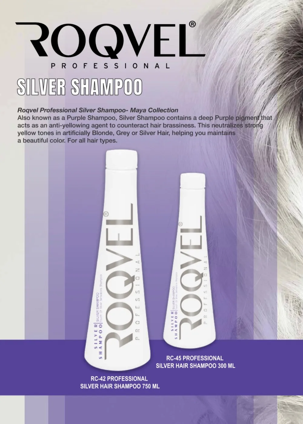 Roqvel Silver Shampoo Buy Shampoo Silver Shampoo Purple Shampoo