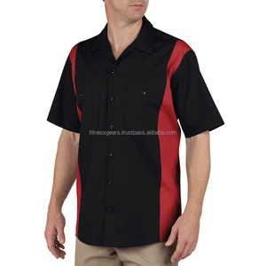 Short Sleeve Industrial Color Block Shirt Automotive Mechanic T Shirts Short Sleeve Industrial Color Block Shirt Automotive Mechanic T Shirts