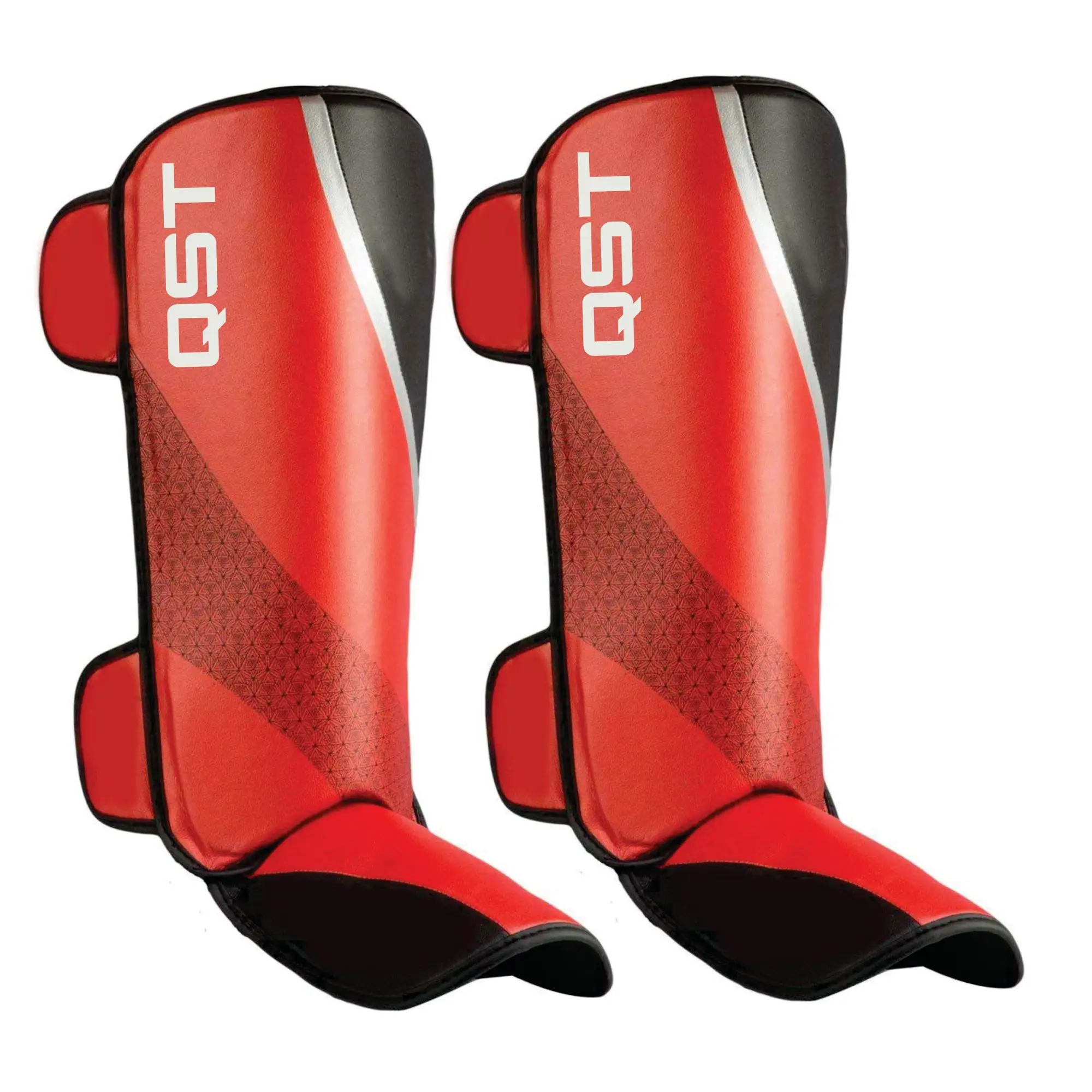 Leather Boxing Shin Guards Instep Guards Pads Best Kick Boxing Gears