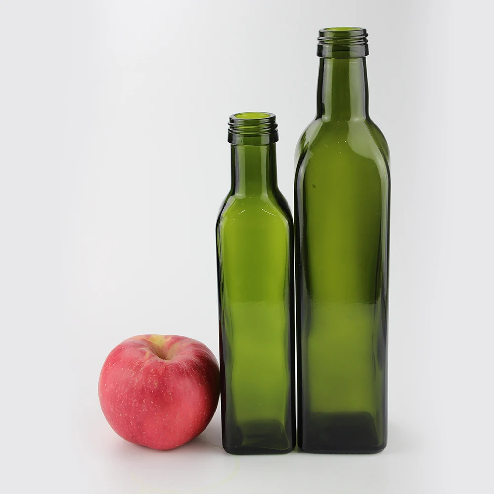 空低价大量出售绿色 500 毫升精油玻璃瓶