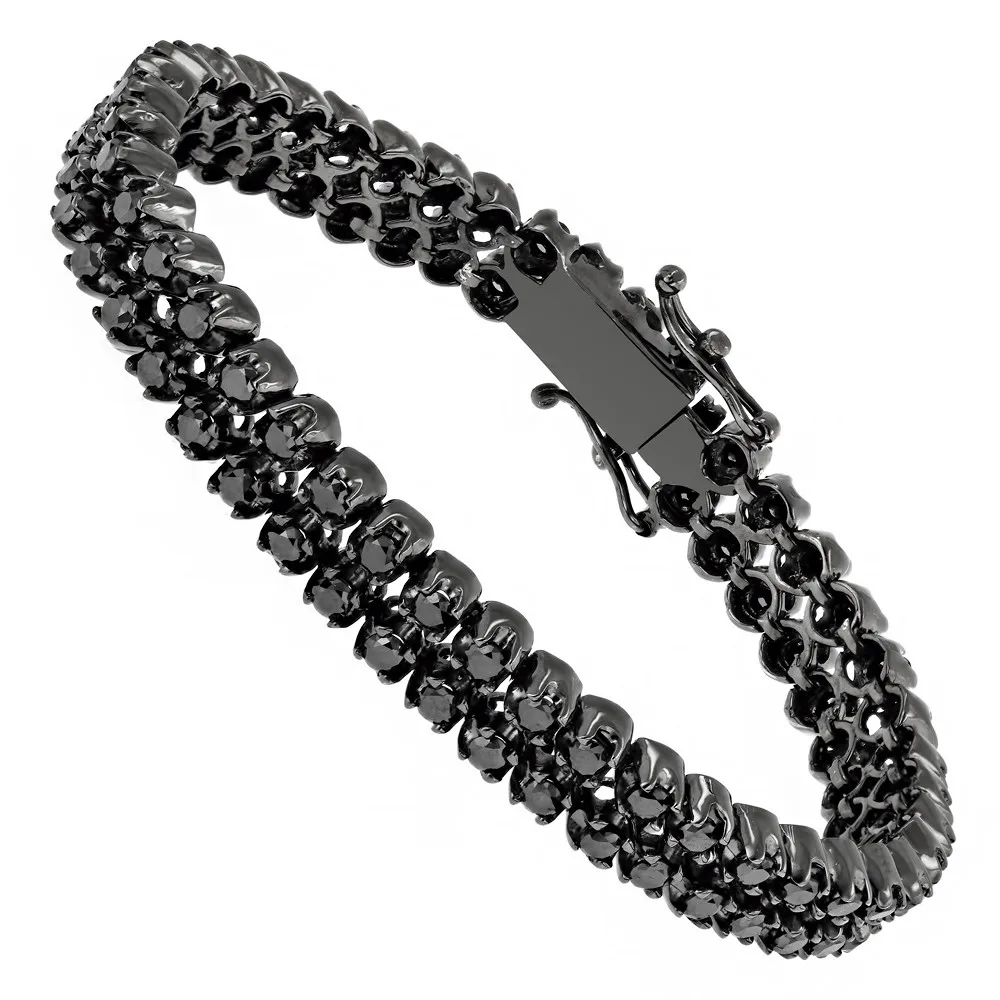 black tennis bracelet