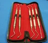SET OF 5 PCS PERIODONTAL LUCAS BONE CURETTES SET KIT DENTAL SURGICAL INSTRUMENTS