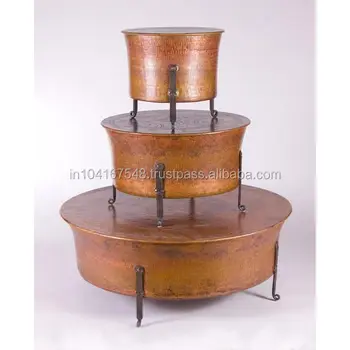 Copper Antique Fire Pit Assorted Sizes With Cover Tray Buy Cast