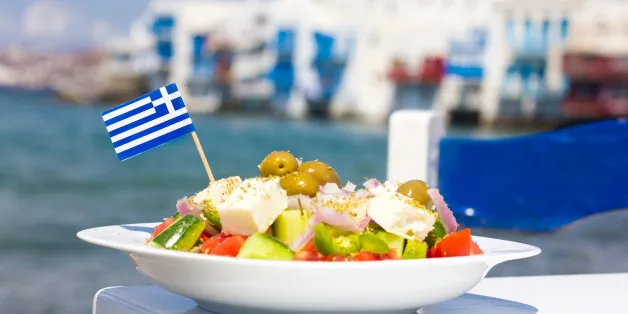 source greek traditional feta white cheese / pdo dairy food