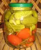 Pickled cucumber and tomatoes 1400gr