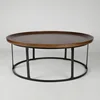 Vintage Industrial Side Central Coffee Table