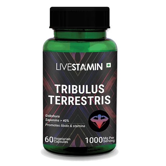 Tribulus Terrestris Extract Capsules 500mg 40 Saponins Herbal Extract