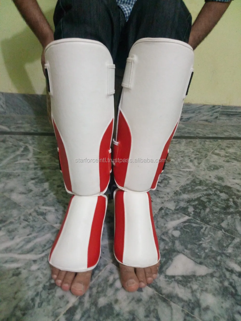 Profession Boxing Ticken Shinguards Instep Muay Thai Fighting Men Mma