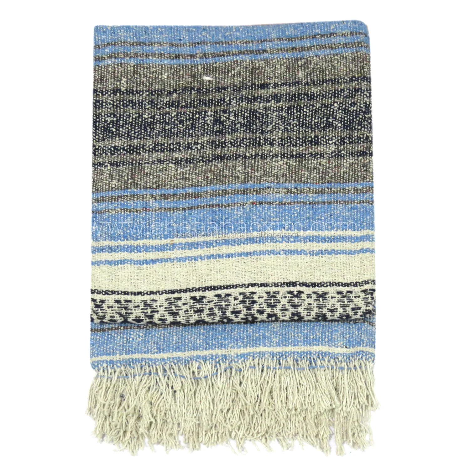 100 Cotton Throw For Bed Room Outdoor Handwoven Mexican Blanket Throws