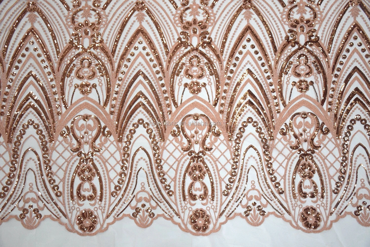 gold lace fabric