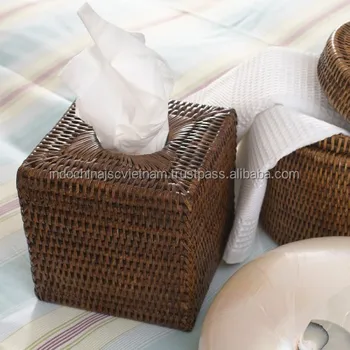 woven tissue box